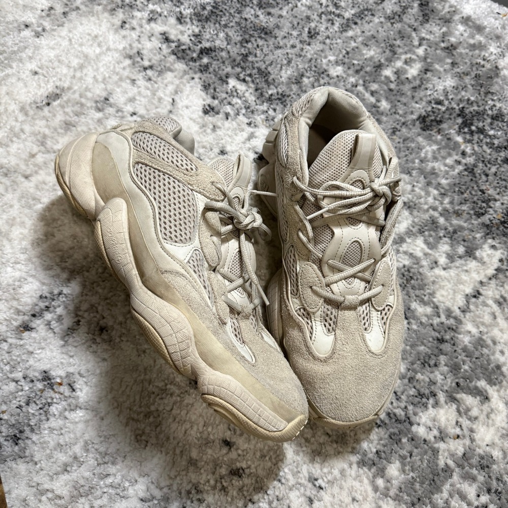 Adidas Yeezy 500 Blush DB2908 Mens Size 12 Tan Beige Suede Mesh Sneakers